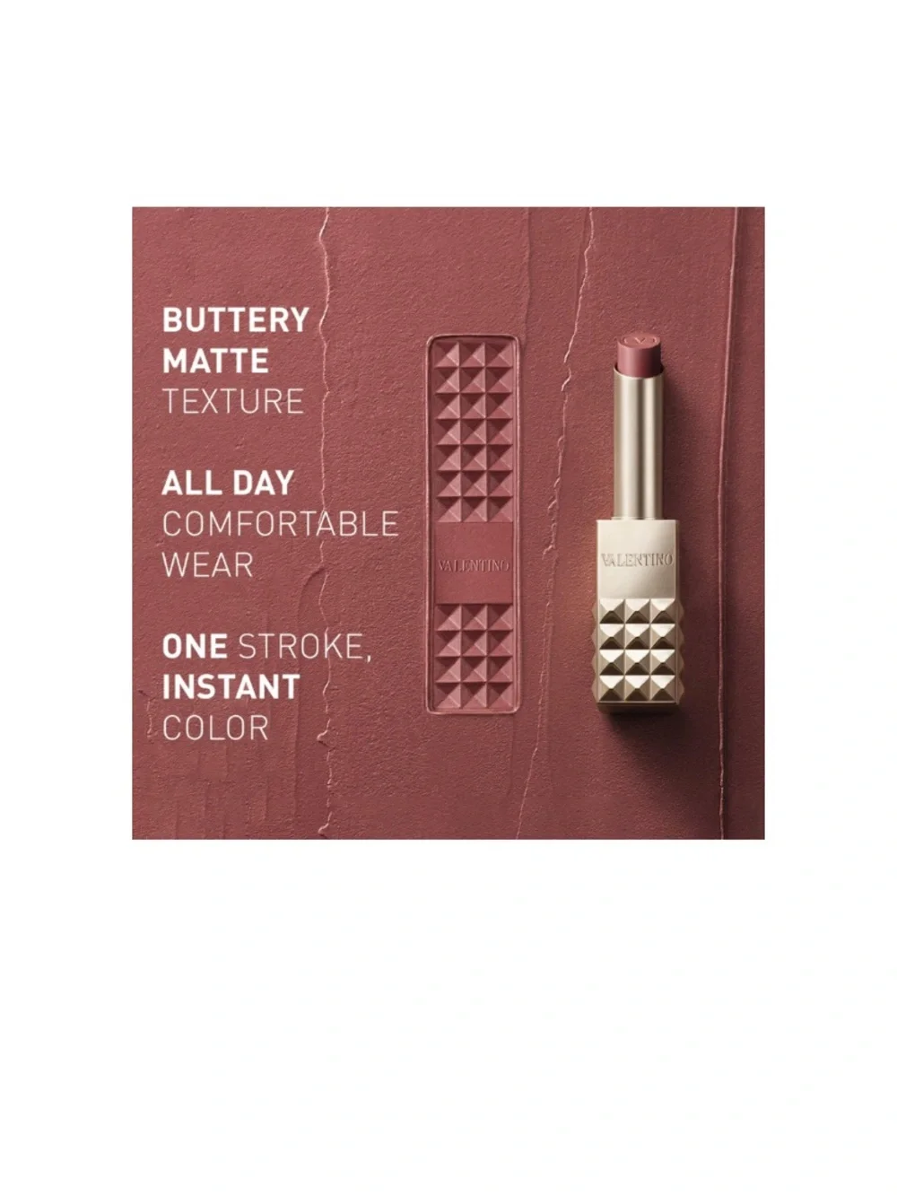 New Valentino Rockstud Satin Lipstick — Couture in the Streets